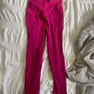 Pink lululemon leggings